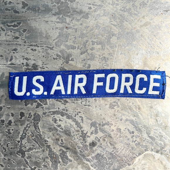 U.S. AIR FORCE Vintage blue tape patch - Picture 1 of 8